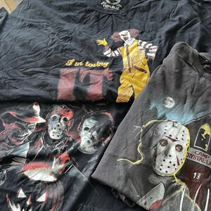 Teepublic Halloween Horror Tee Tshirt bundle sz 2XL short sleeve